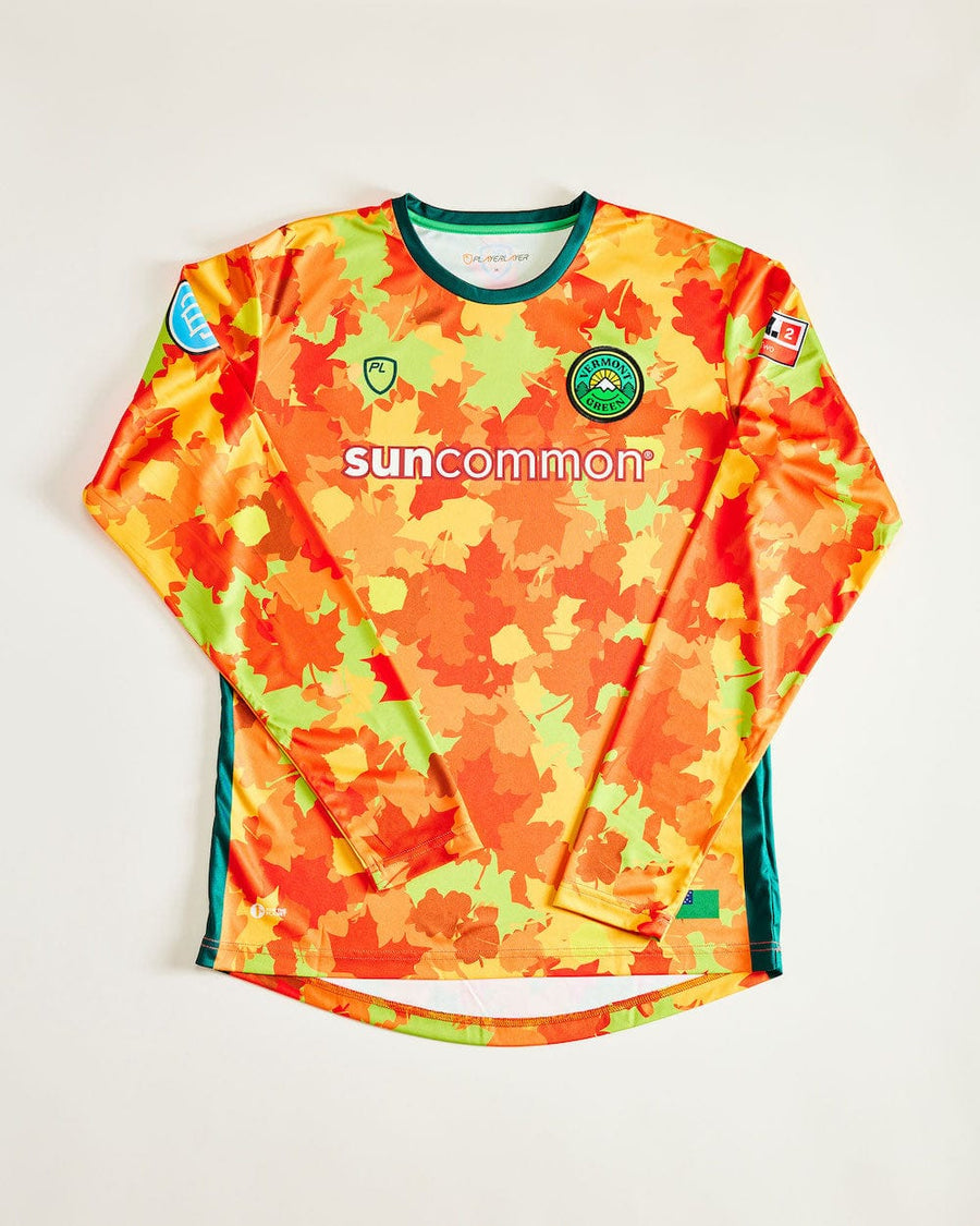 Football Shirt Collective 2022-23 Vermont Green foliage goalkeeper football shirt (BNIB)