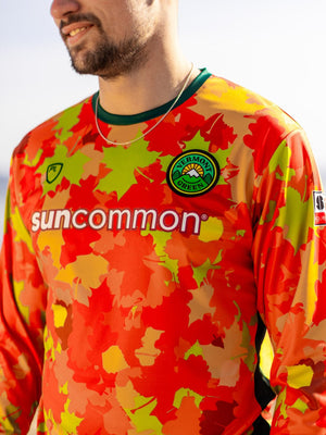 Football Shirt Collective 2022-23 Vermont Green foliage goalkeeper football shirt (BNIB)