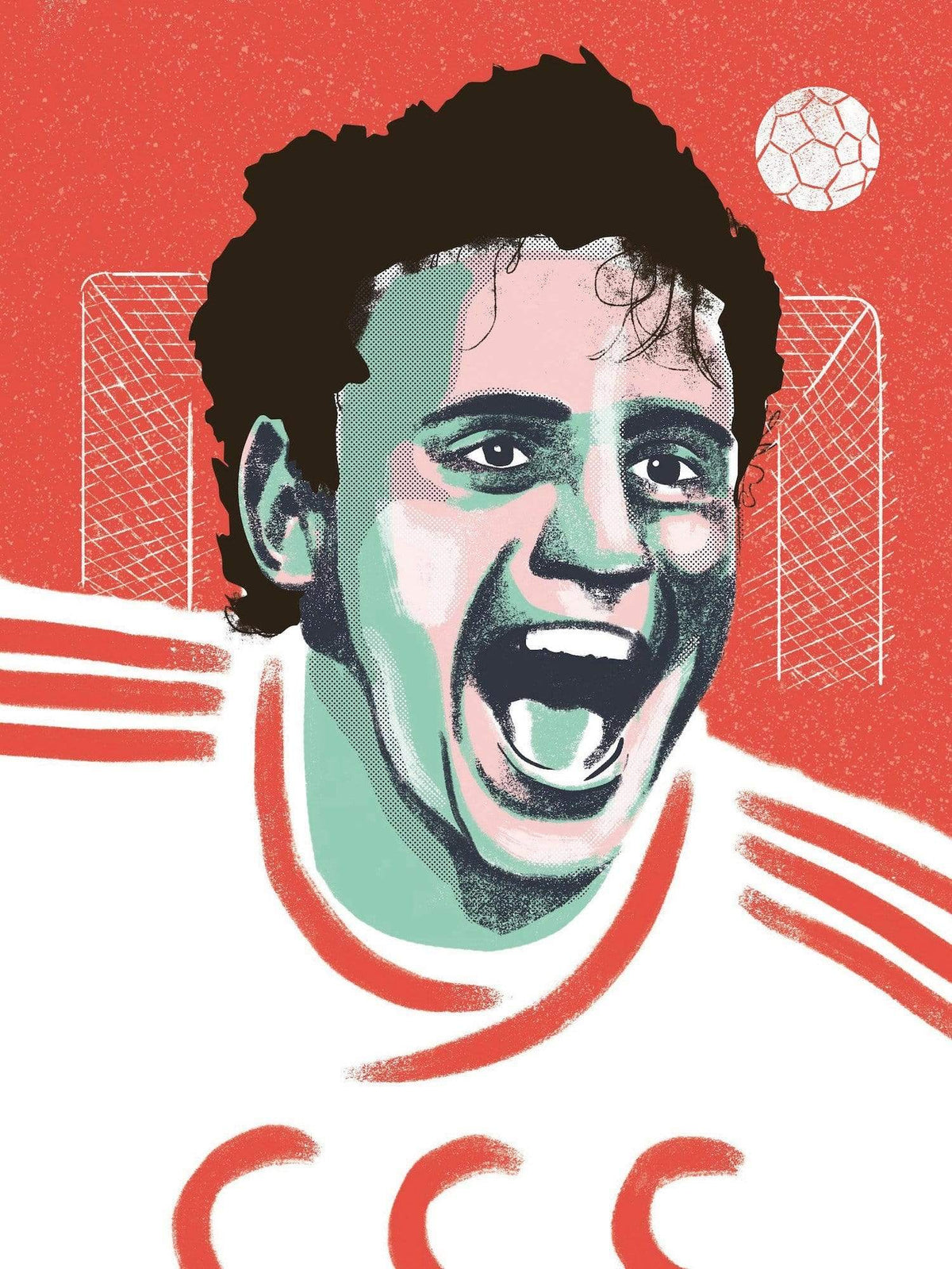 Andrei Kanchelskis A3 print - Football Shirt Collective