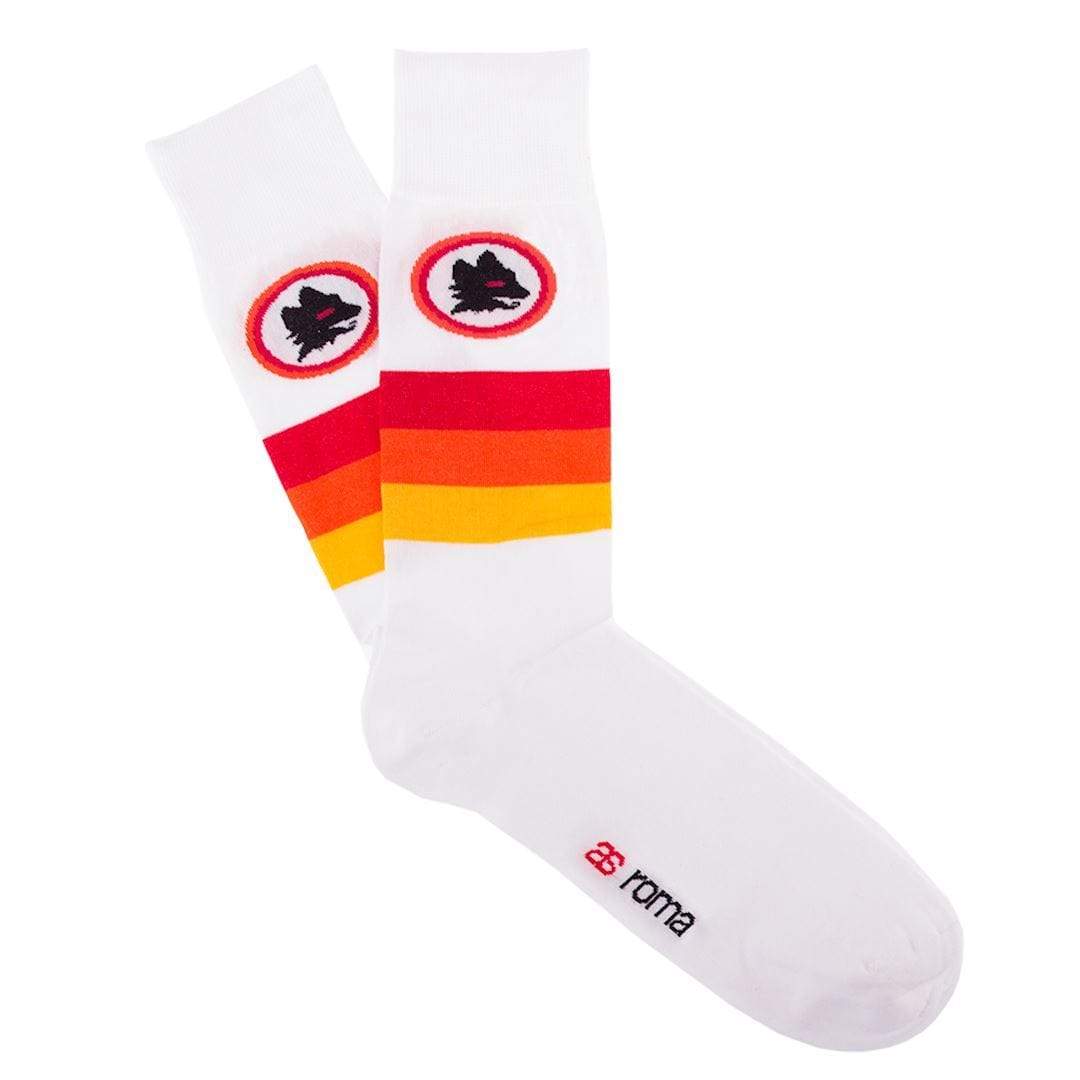 AS Roma white away socks | COPA - Football Shirt Collective