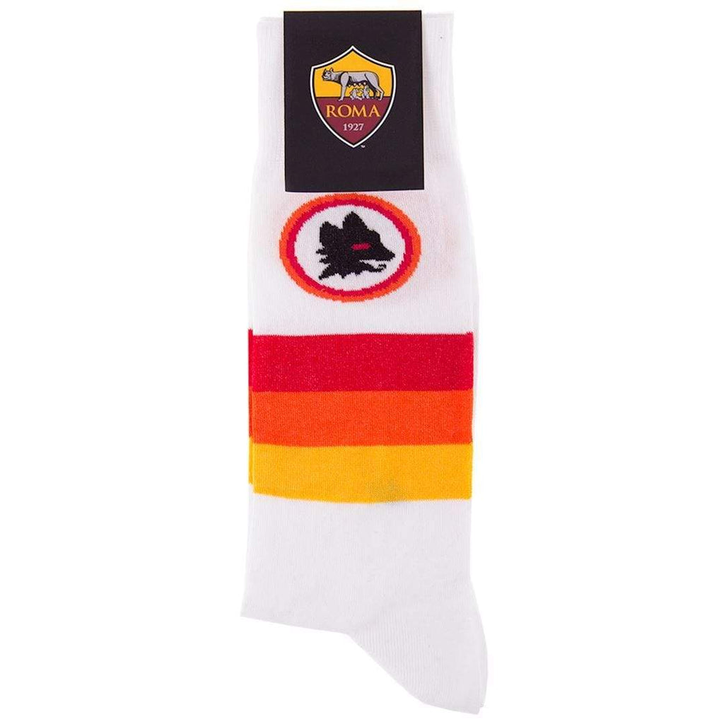 AS Roma white away socks | COPA - Football Shirt Collective