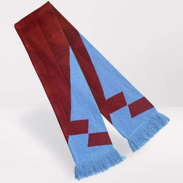 Fans Favourite Aston Villa Retro Football Scarf 1990-92 Home Shirt
