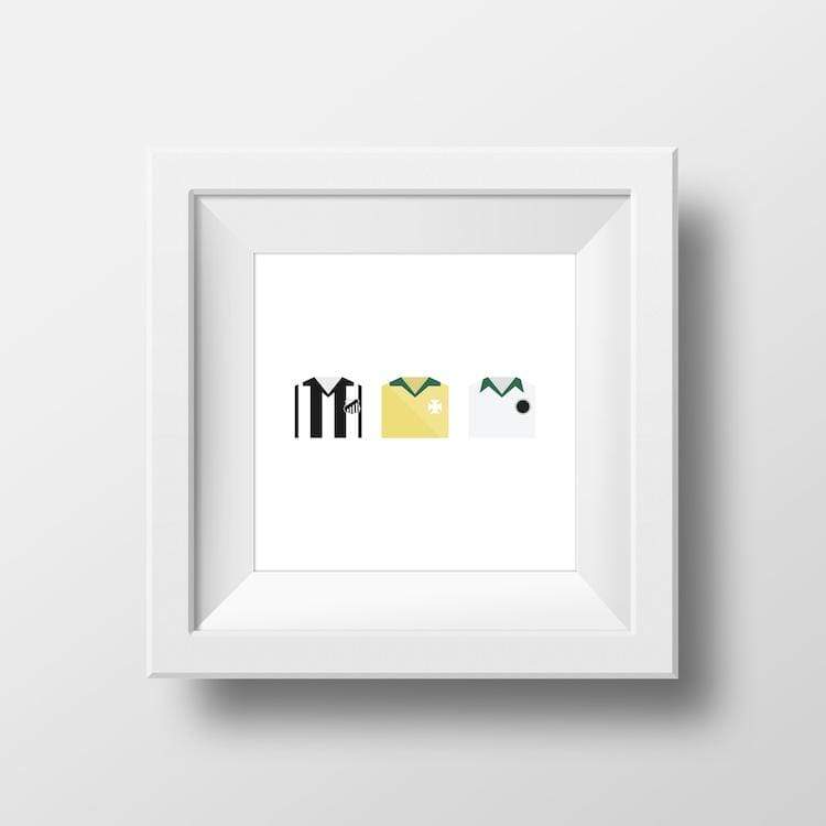 Bespoke football shirt print