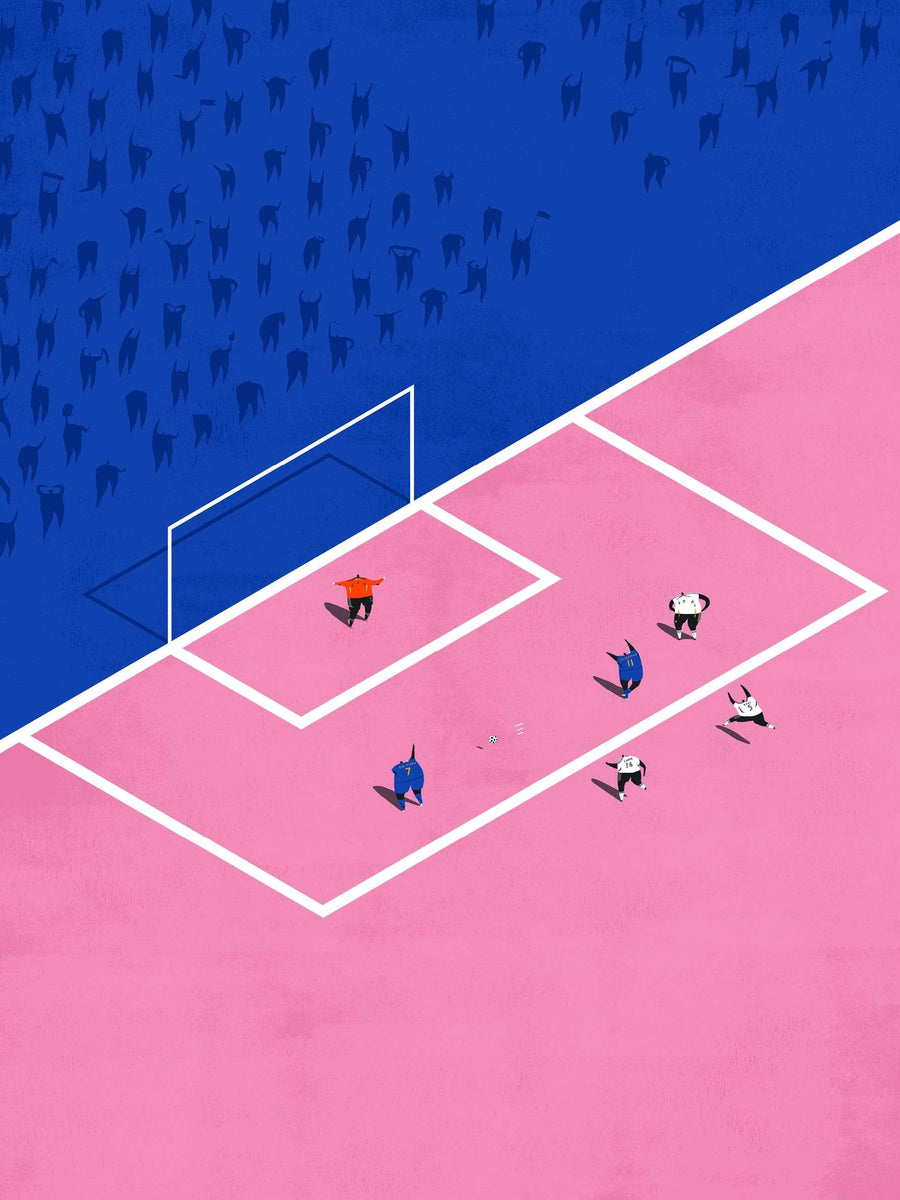 Del Piero x Italy A3 print - Football Shirt Collective