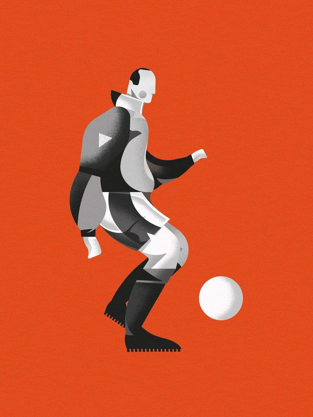 Eric Cantona x Manchester United A3 print - Football Shirt Collective