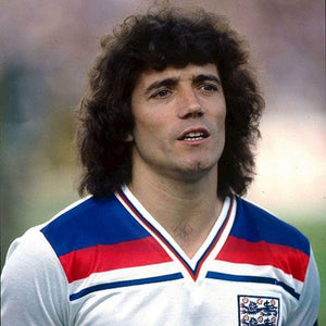 Keegan England Bobble Hat | White Red Blue - Football Shirt Collective