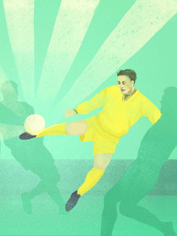 Lee Philpott Cambridge United A3 print - Football Shirt Collective