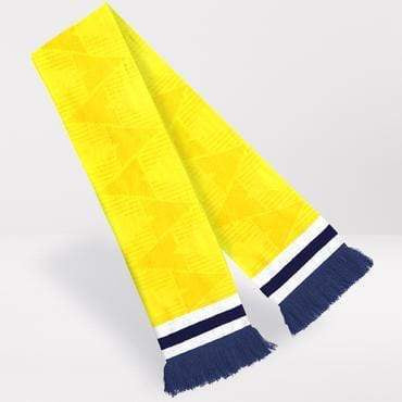 Fans Favourite Leeds Retro Football Scarf 1989-92 Away Shirt