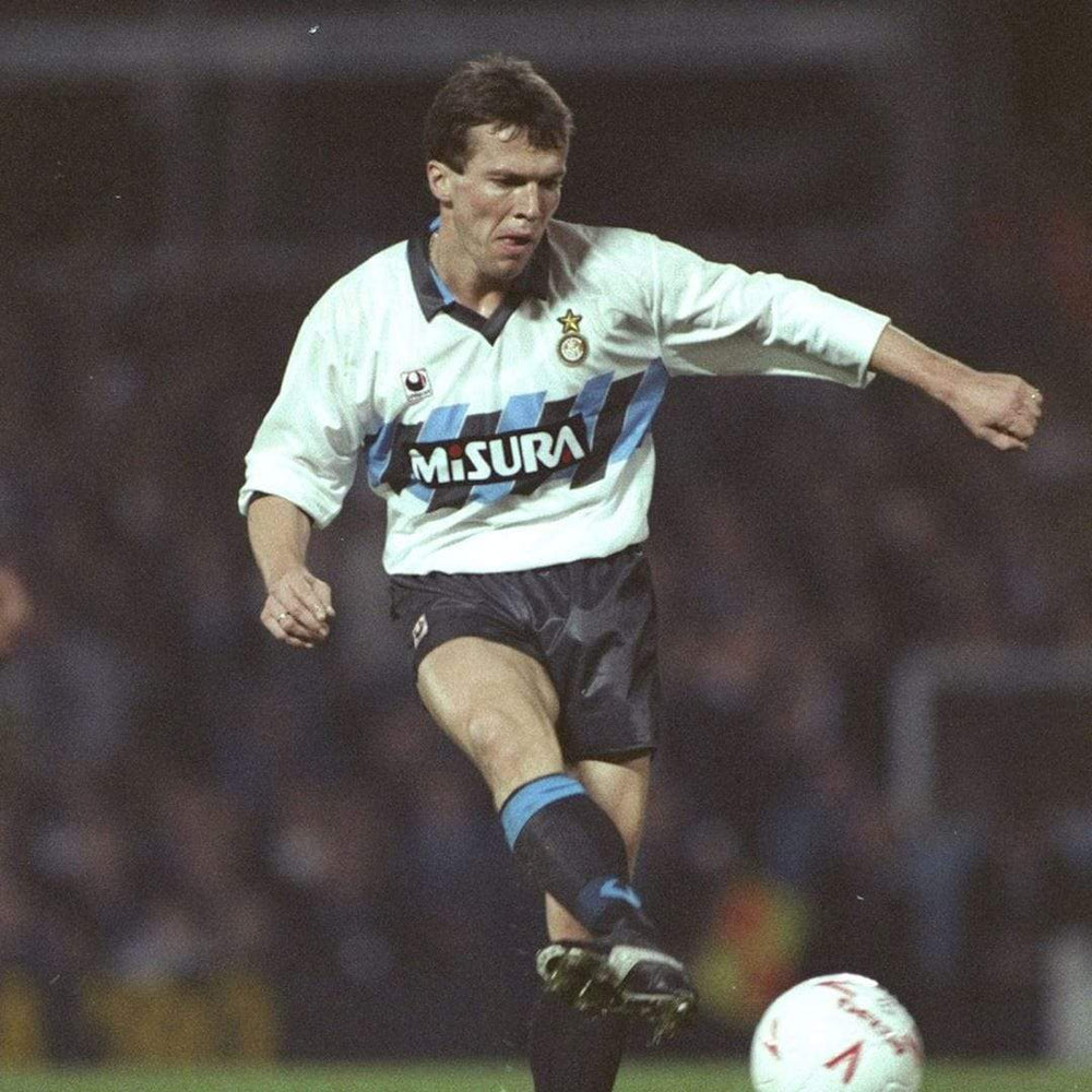 Lothar Matthaus | White Blue Black - Football Shirt Collective