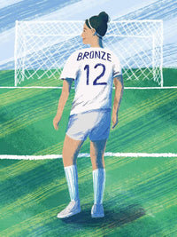 Lucy Bronze England A3 print - Football Shirt Collective