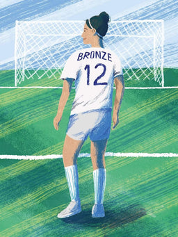 Lucy Bronze England A3 print - Football Shirt Collective