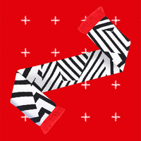 Fans Favourite Manchester United Zebra Football Scarf - 2020-'21 Third