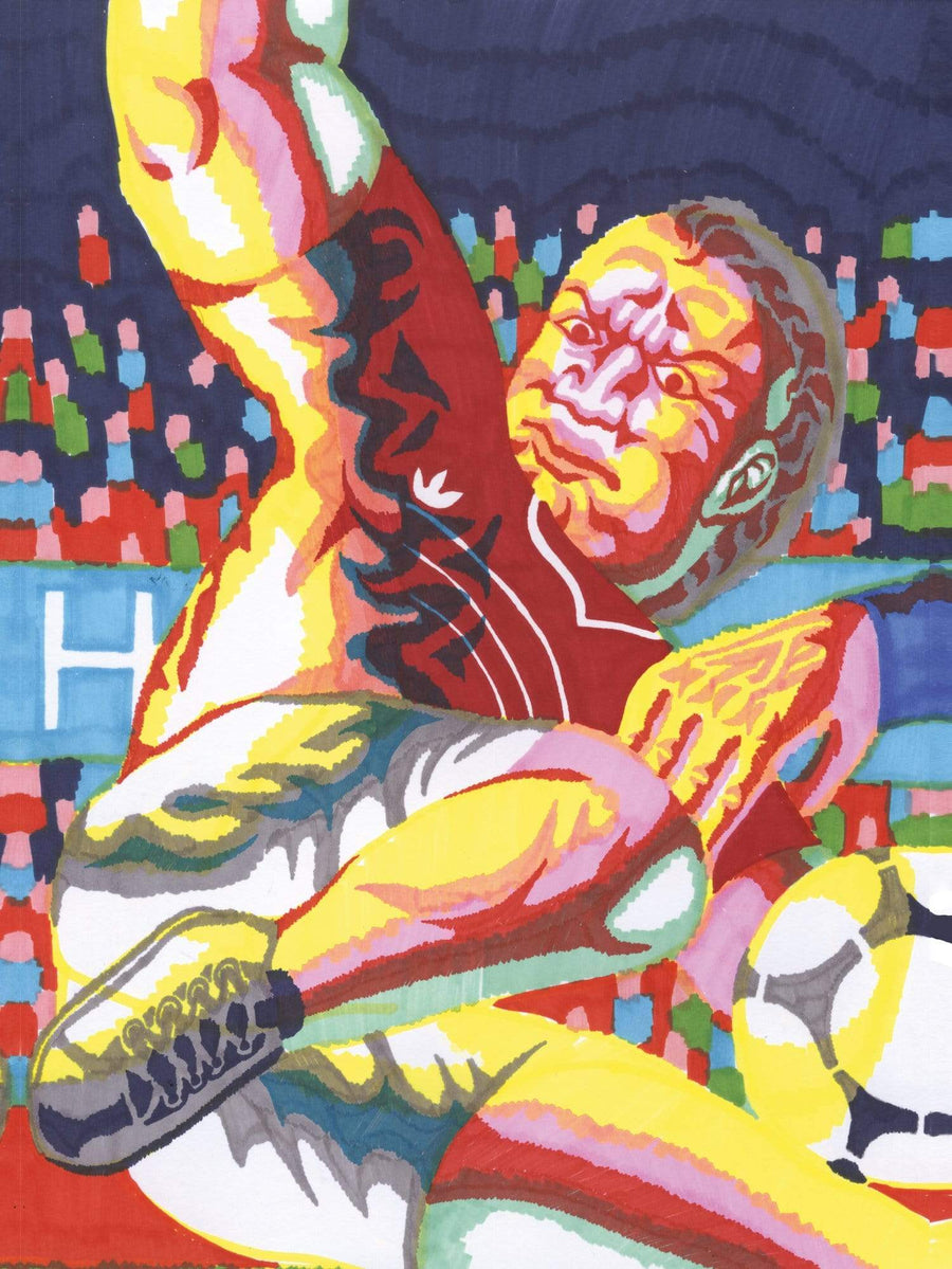 Mark Hughes x Wales A3 print - Football Shirt Collective