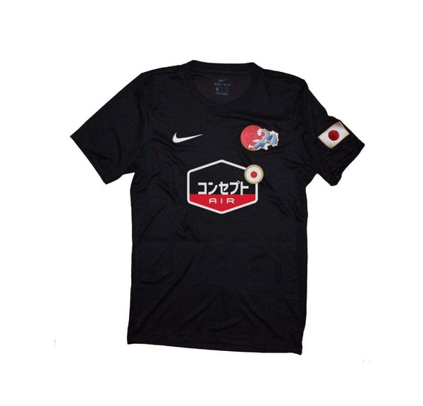 Swoosh Nami TN Jersey Black Concept Club Jersey - Football Shirt
