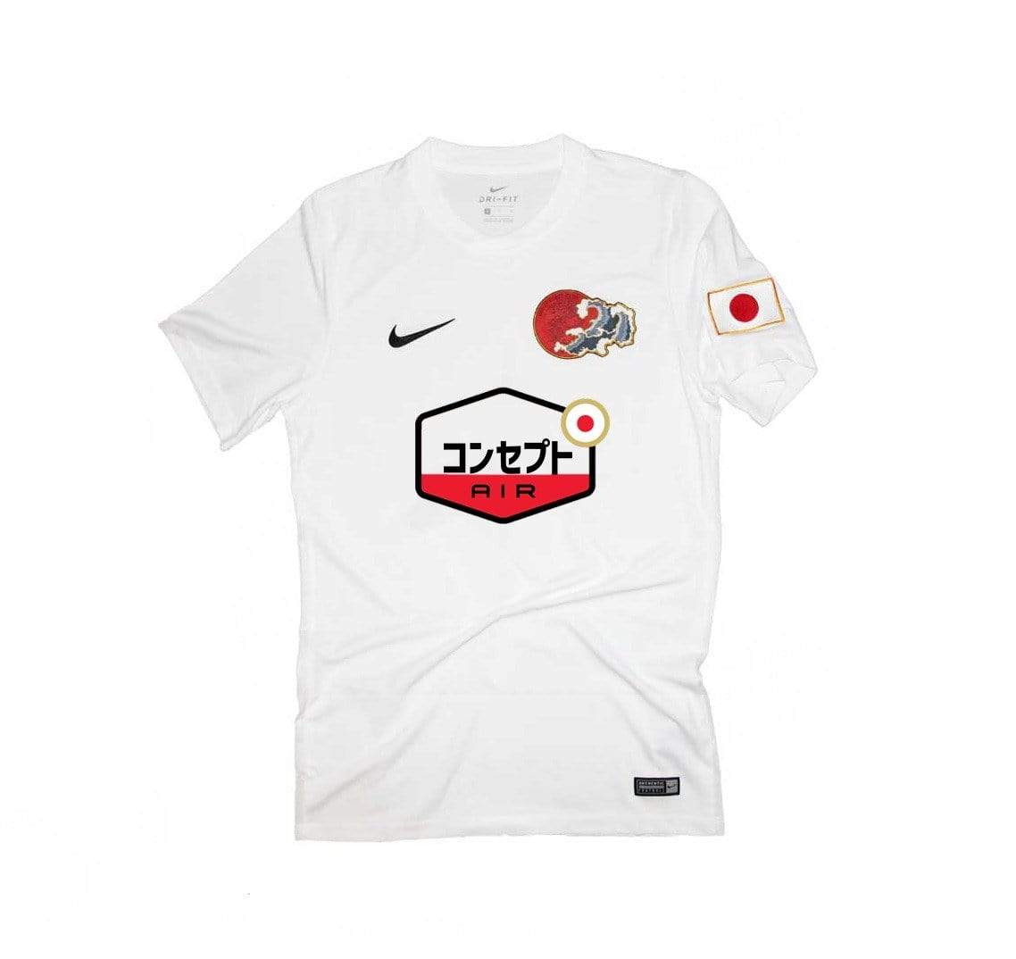 Swoosh Kanji Jersey Black Concept Club Jersey - Football Shirt