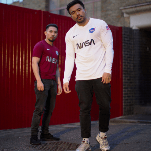 Nasa Astronaut Jersey by The Concept Club White - Football Shirt