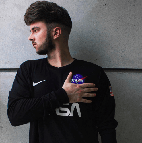 Nasa Deep Space Jersey Long Sleeve Black