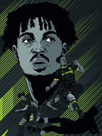Nathaniel Chalobah, Chelsea A3 print - Football Shirt Collective
