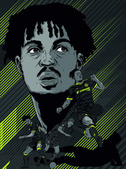 Nathaniel Chalobah, Chelsea A3 print - Football Shirt Collective