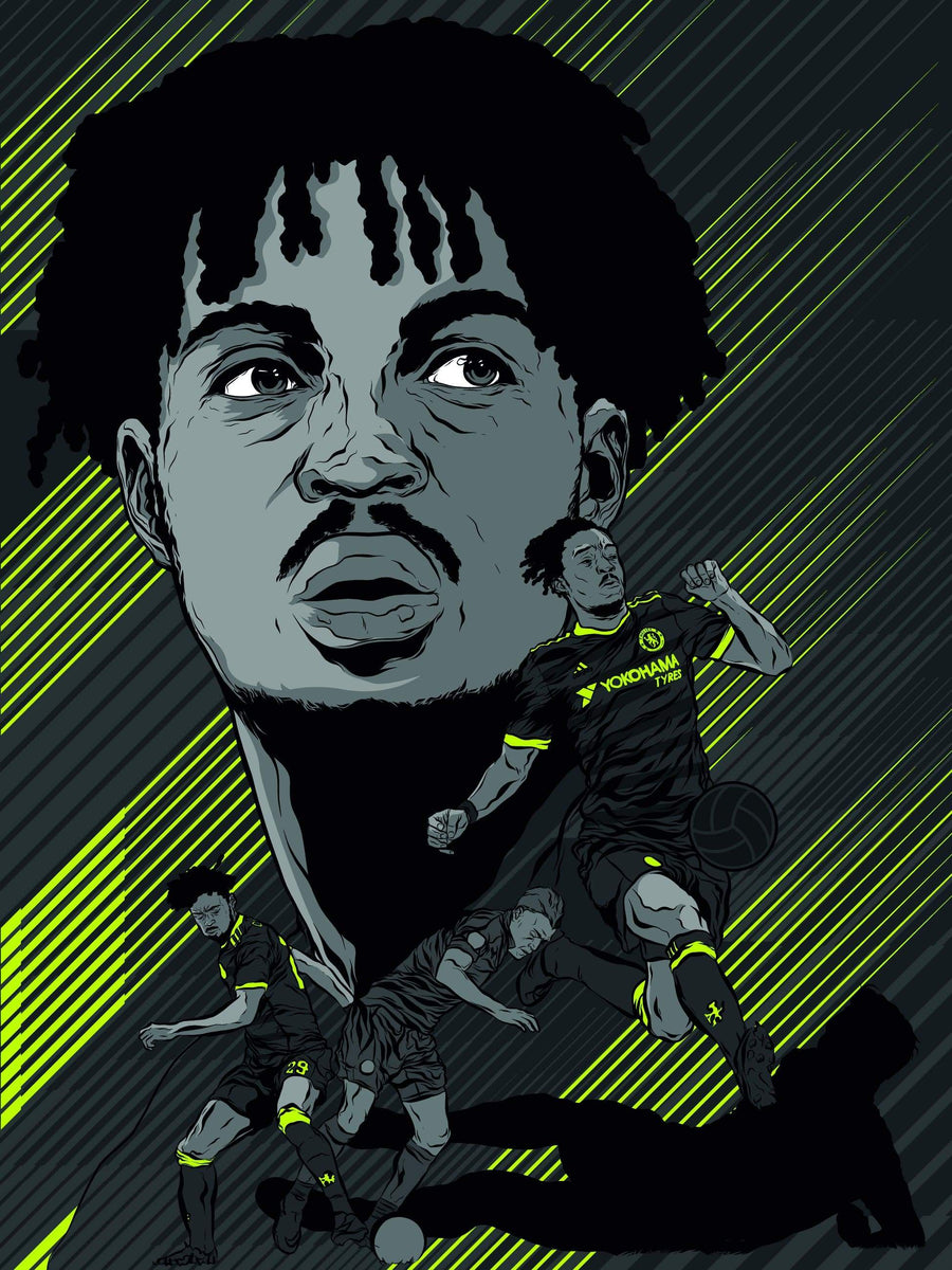 Nathaniel Chalobah, Chelsea A3 print - Football Shirt Collective