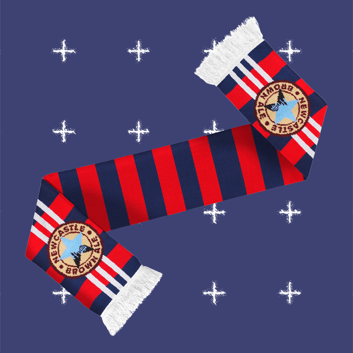 Fans Favourite Newcastle United Retro Football Scarf - 1995-'96 Away