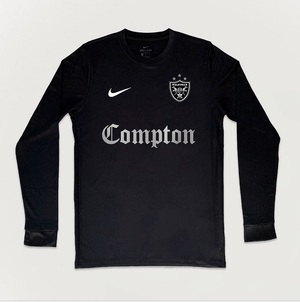 Killa Villa NWA football shirt black long sleeve