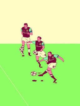 Paolo Di Canio x West Ham A3 print - Football Shirt Collective