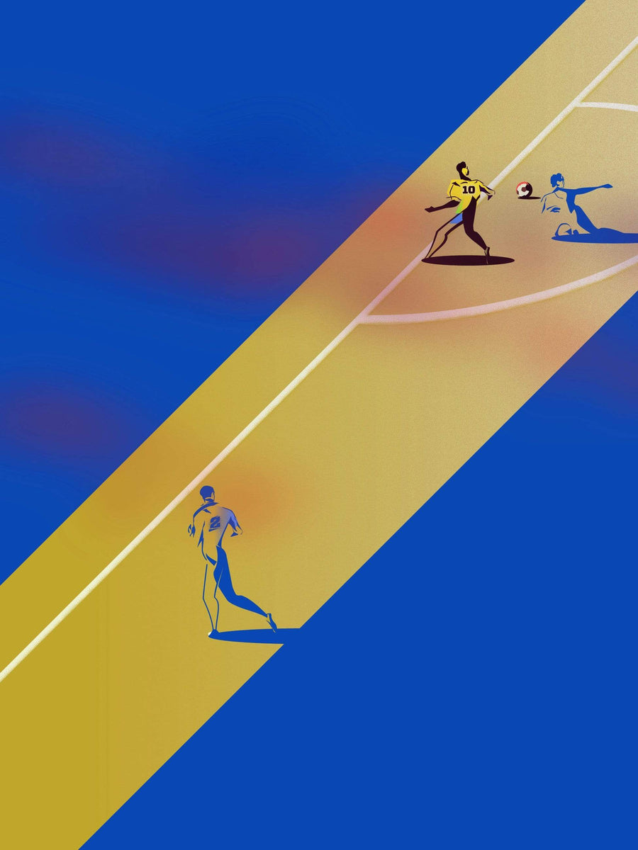 Pele dummy A3 print - Football Shirt Collective