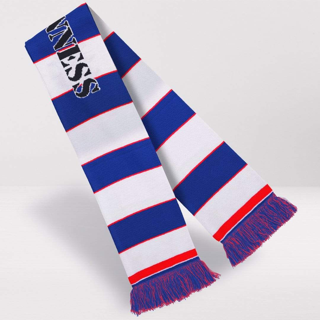 Fans Favourite QPR Retro Football Scarf - 1983-'86 Home