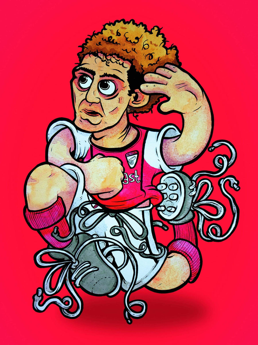 Ray Parlour x Arsenal A3 print - Football Shirt Collective