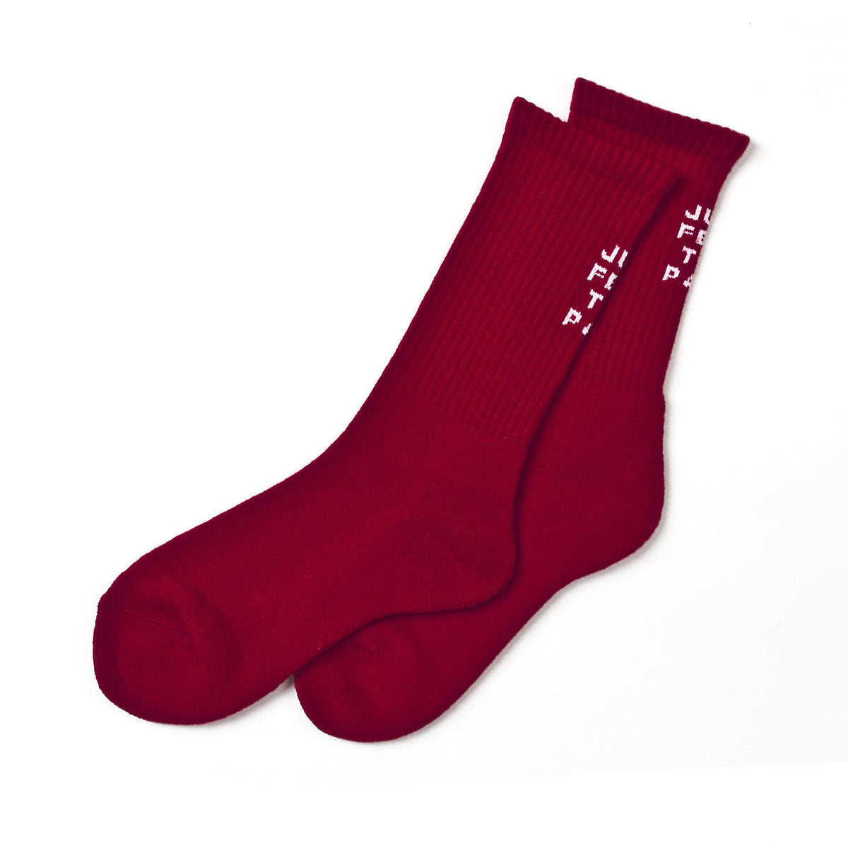 SHUKYU × CITY BOYS FC “I JUST FEEL THE PAIN” SOCKS [RED] - Football Shirt Collective