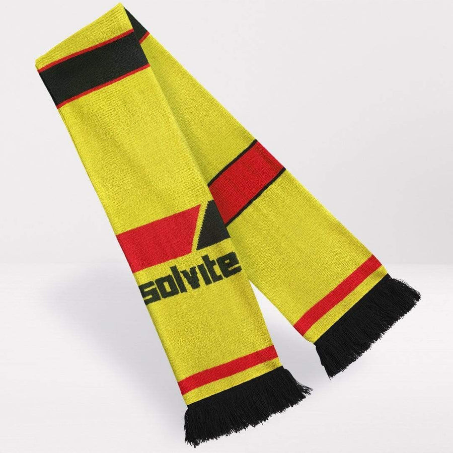 Fans Favourite Watford Retro Football Scarf 1985-88 Home Shirt