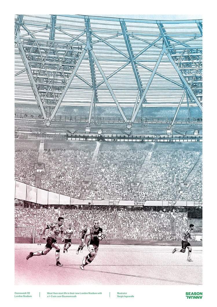 West Ham v Bournemouth Gameweek 02 - Football Shirt Collective