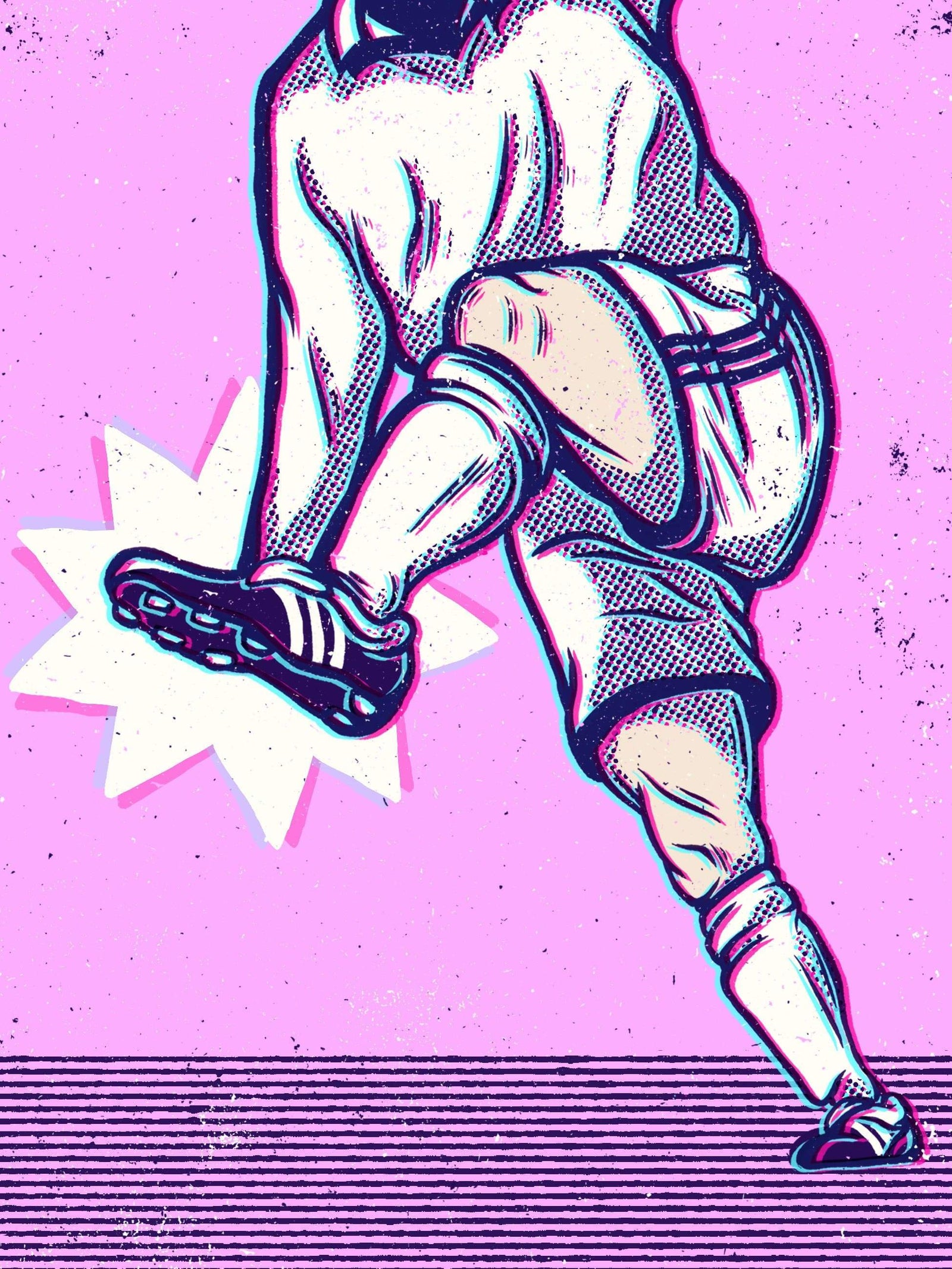 Zidane x Real Madrid A3 print - Football Shirt Collective